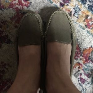 Jack rogers suede moccasin loafers